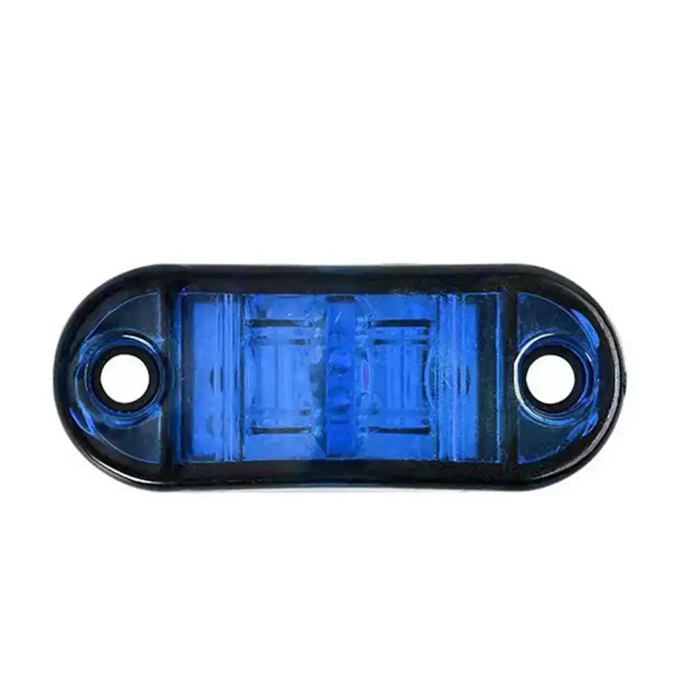 1/2/4Pcs 12V / 24V LED Side Marker Lights Car External Lights Warning Tail Light Auto Trailer Truck Lorry Lamps White Color