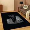 3D Scarface Classic Movie Tony Carpet Rug for Bedroom Living Room Sofa Playroom Doormat Home Decor,Kid Game Area Rug Non-slip