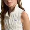 Polo Ralph Lauren Kids  Dress Set Sleeveless Polo Collar Embroidered Button Placket Cable Knit Cotton Kids Dress Set 313A11239-002