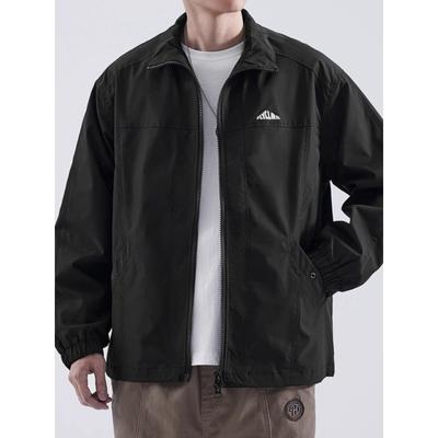 Autumn New Retro Work Jacket Men's Casual Jacket Loose Outdoor Windproof Jacket Waterproof Top