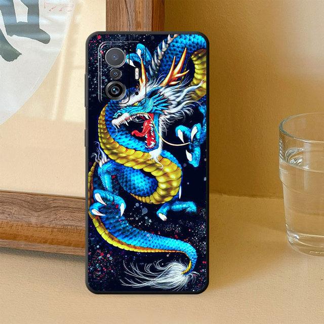 Fashion Chinese Tiger Dragon Phone Case For Samsung Galaxy Note 20 Ultra 10 Plus 8 9 S22 S21 S23 5g S20 Silicone Cover Funda