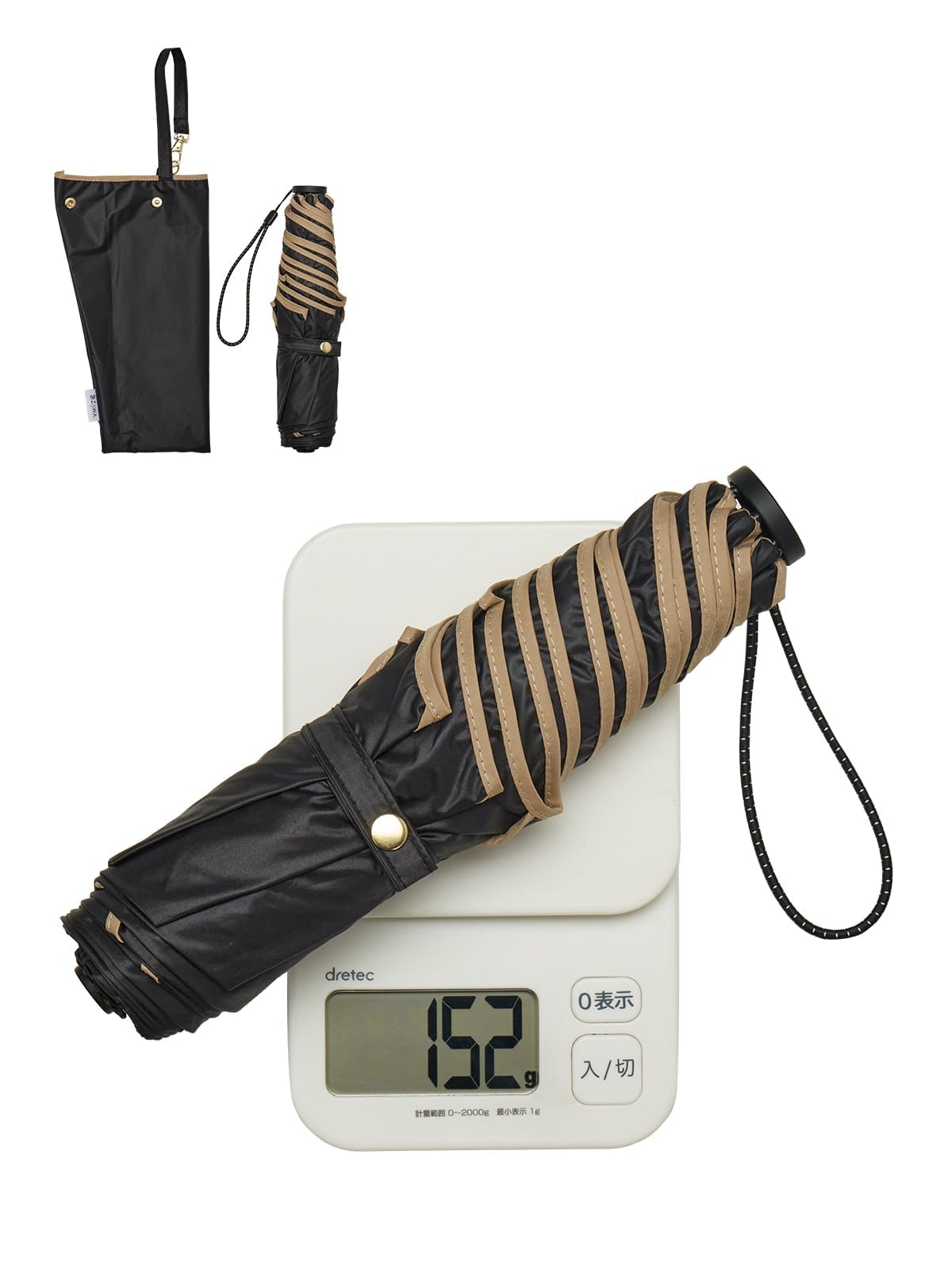 

KIZAWA Складной карбоновый УФ-зонт, Подходит для солнца и воды уровня 5, Полный свет, Тепло, 55 см, Сверхлегкий фибергласс, 146 г-169 г, В форме лепестка