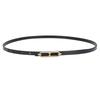 Simple Leather Thin Belt Decorative Dress Waist Chain Women'S Suit With Coat Sweater Jeans Belt