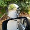 1pc Car Blind Spot Mirror Wide Angle Side Mirror Cover Auxiliary Rear View Round