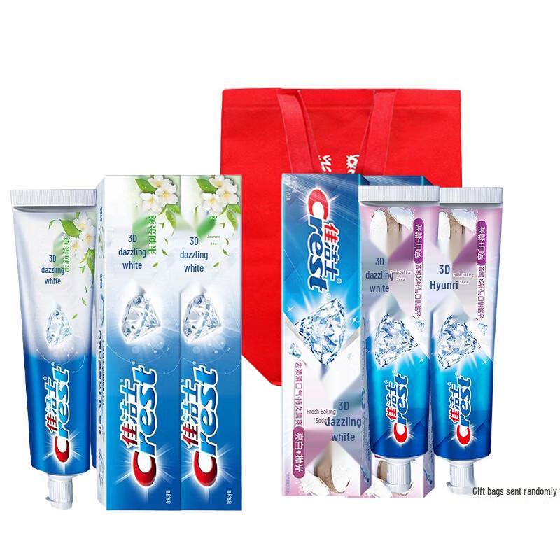 Crest Jasmine Tea Fresh & Whitening Baking Soda Toothpaste Bundle