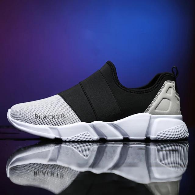 

Пара обуви Мужская обувь Кроссовки Мужские теннисные туфли Роскошные мужские повседневные кроссовки для бега Дышащие модные лоферы Кроссовки для мужчин 46 серый