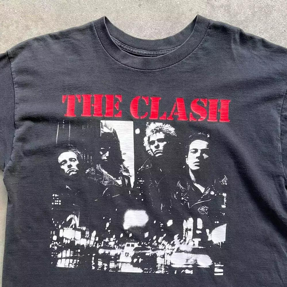 The Clash Band Music Lover Cotton All Size Unisex Black Tee Shirt Unisex T-Shirt