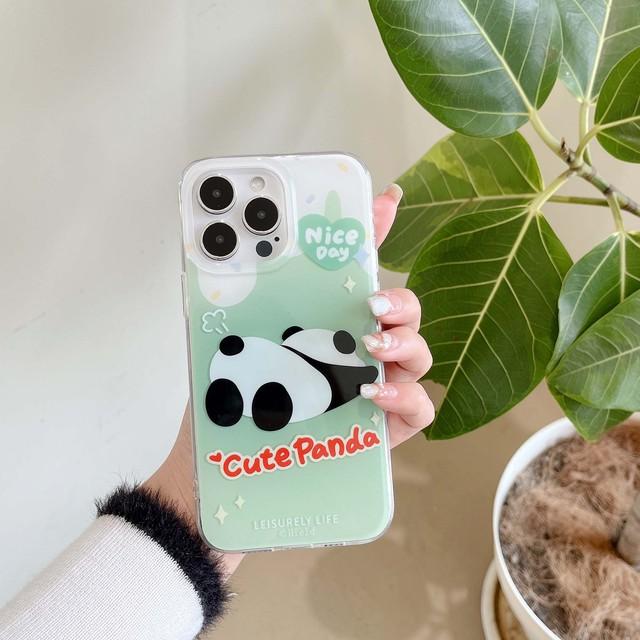 

2023 Высококачественный чехол для телефона Imd Panda с милым животным, задняя крышка для Iphone 11 12 Promax 13 14 Pro Max, силиконовый мягкий чехол For iphone 14promax