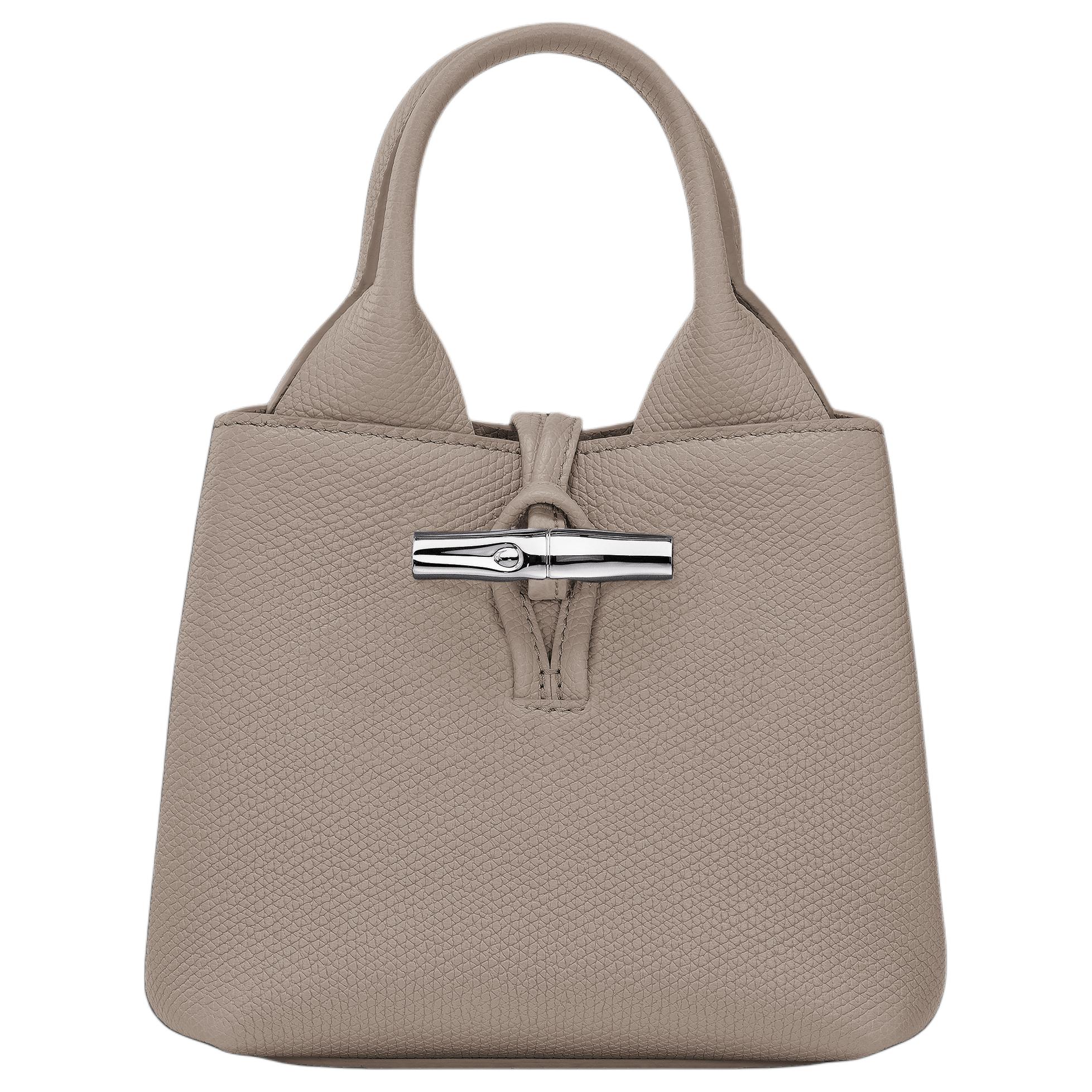 

Longchamp Le Roseau Adjustable Detachable Shoulder Strap Large Cowhide Handbag Women Handbag Gray 10278HFP266 Basic Set (Bag+Dust Bag)