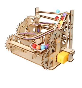 Marumistone 3D Puzzle, Wooden Puzzle, Craft Kit, Mechanical Puzzle, Educational Toy, Assembly Instruction