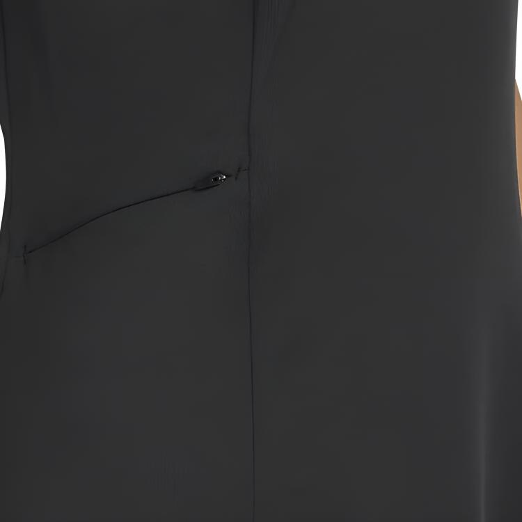 Under Armour Drive Golf Sports Series Einfarbiges schlichtes Pullover-Polokleid Damenkleider Schwarz 1389587-001