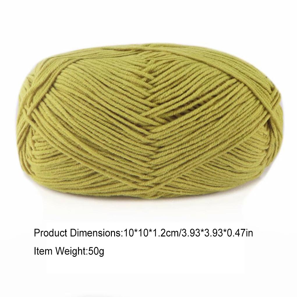 Crochet Yarn Sweater Scarf Gloves Toys Bundle Crafts Gifts Threads Durable Skeins Set Arts 4-Ply for Knitters Beginners Parties
