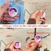 Color Changing UV Keychain for Outdoor Sports Measure UV Intensity with This Sunscreen Artifact Unique Gift for Friends