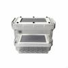 Breadworm Feeding Box Transparent with Waste Chamber Compact Enclosure for Hobbyists, Desktop,