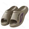 Fashion Men Slippers Non-slip Bathroom Slippers Comfort Home Shoes Open Toed Thick Soft Sole Breathable Flat Platform Indoor Slippers