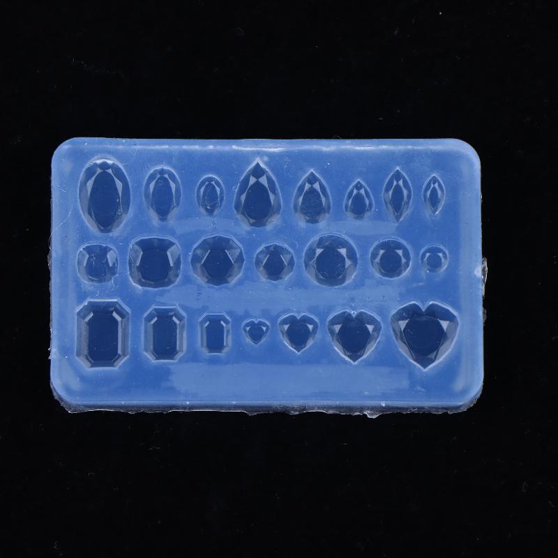 Nail Art Silicone Mold Multiple Styles Gemstone Diy Tool Jewelry Making Resin Silicone Mould Casting Mold