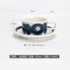 Vintage Ceramic Coffee Cup and Saucer Set Hand-painted Berries Afternoon Tea Coffee Cups  Exquisite European Household Tea Set