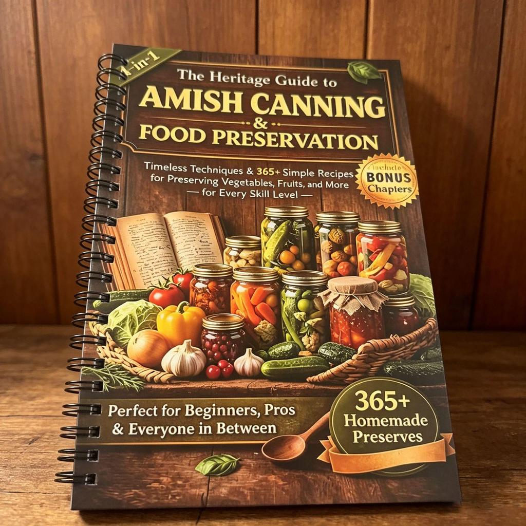 Amish Canning Guide: 365+ Pickling Recipes & Beginner Techniques Notebook