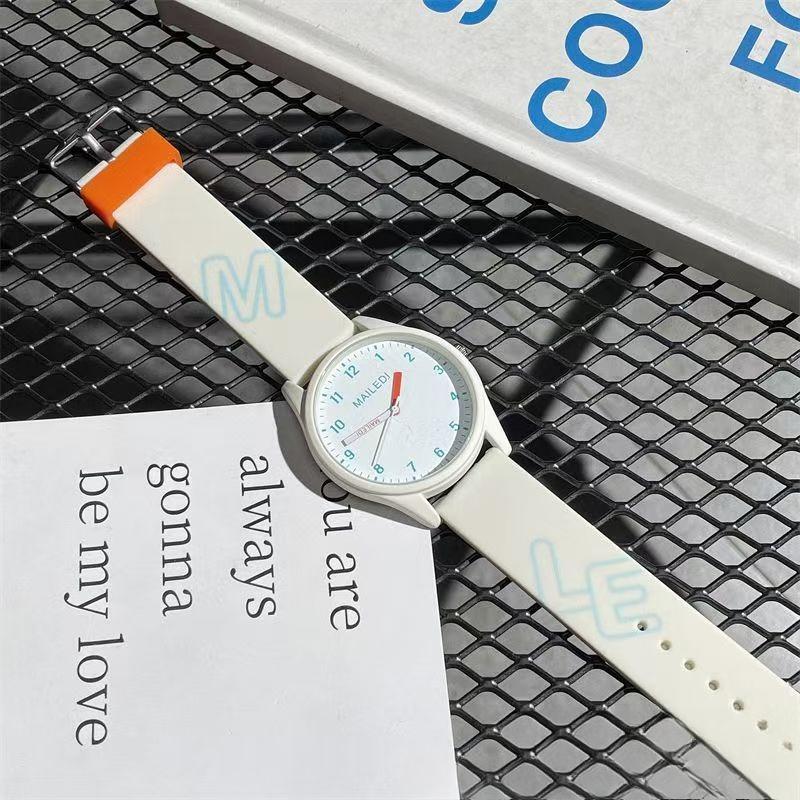 Ladies Quartz Watch 2D Graffiti Fairy Design Creative Harajuku Style for Girls Students