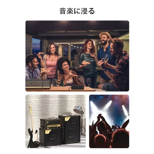 ANYPLUS 6.35mm Instrument Cable, 1m, 6.35mm Guitar Line Stereo Standard Plug Cable, Poles to Poles, Used to Connect Tuners, Guitars, Loudspeakers, Spe