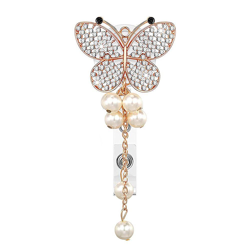 Work Card Clips Retractable Badge Reel ID Card Clips Nurse Badge Clip Hospital Badge Holder