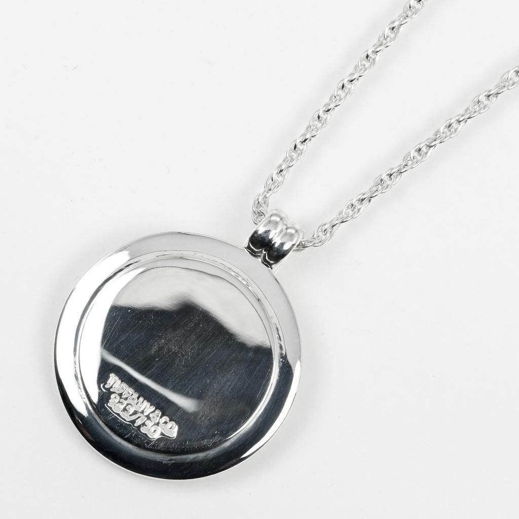 TIFFANY&Co. T & C coin Necklace Silver925/K18 yellow gold 14.6g Women Used