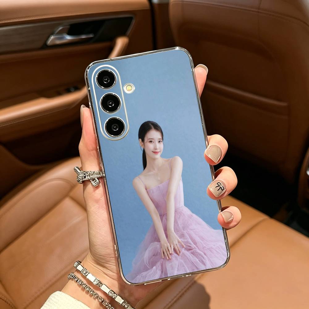Versatile Actress-L-Lee Ji-eun Clear Phone Case for Samsung Galaxy A71, A70, A52, A51, A40, A30