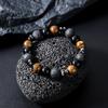 Men's Natural Tiger's Eye Bead Bracelet - S808-A