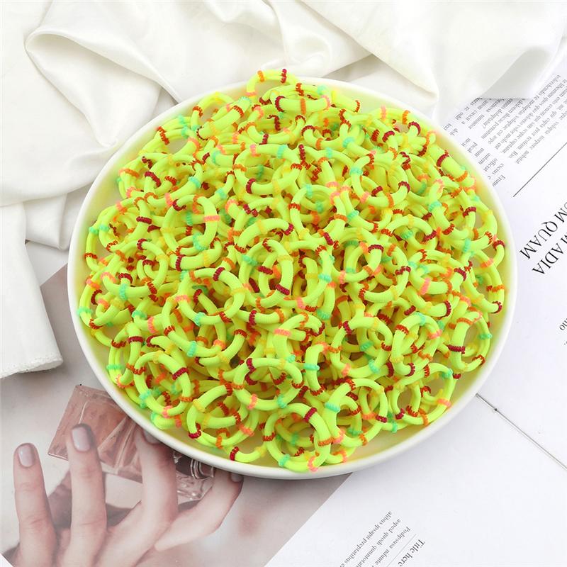 30/50/100 buc/Set Colorate Mici Elastice de Păr Fete Drăguțe Elastice de Păr cu Elasticitate Ridicată Accesorii de Păr pentru Copii Suport Coadă de Cal Bandă de Păr