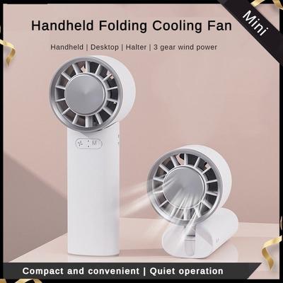 5W Handheld Folding Cold Fan Semiconductor Cold Compress Fan Outdoor Portable Small Fan
