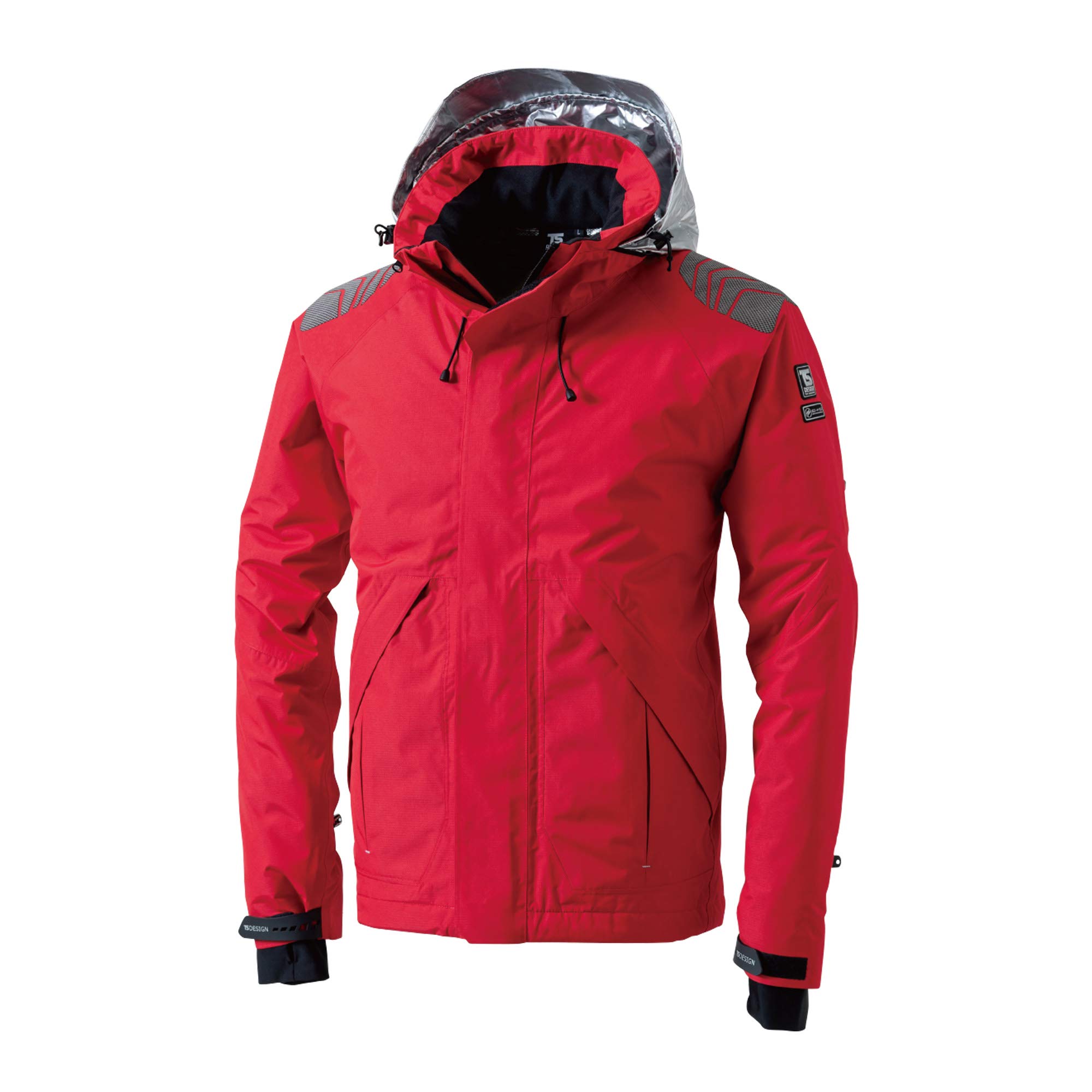 

TS DESIGN Mega Heat ES Waterproof and Cold Weather 18246 4L Jacket, 75, Red,