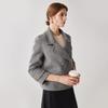 Zhaojun Women's Winter Retro Wool Blend Short Coat