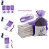 Elegant Lavender Fragrance Bag In Purple Floral Sachet Bag For Storage And Decoration