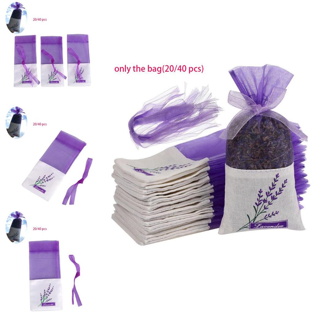Elegant Lavender Fragrance Bag In Purple Floral Sachet Bag For Storage And Decoration