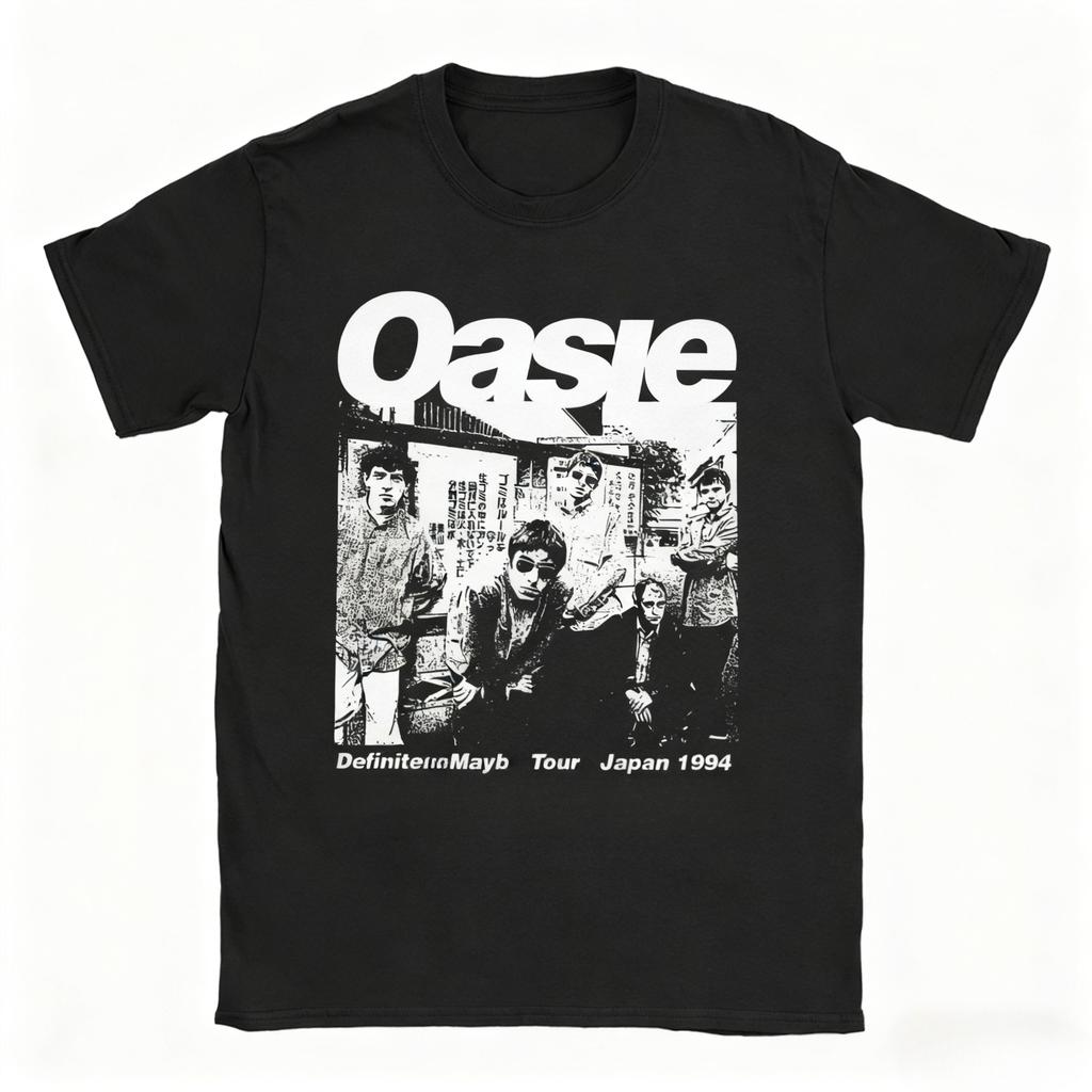 Summer New Band Rock Music Retro Casual Pure Cotton Men's and Women's Casual Short-sleeved T-shirt Autumn and Winter Innerwear