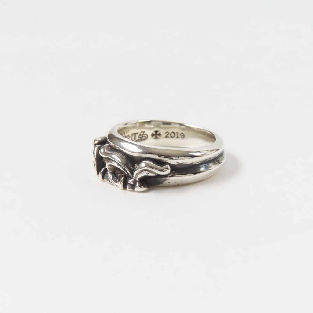 Excellent CHROME HEARTS Ring Half Classic Dagger Ring Silver SV925 Women Used