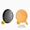 Food-grade Carbon Steel Pizza Tray Home Oven Baking Tray 6/8/9/10-inch Tray Cake Mold Baking Tools Kitchen Accessories