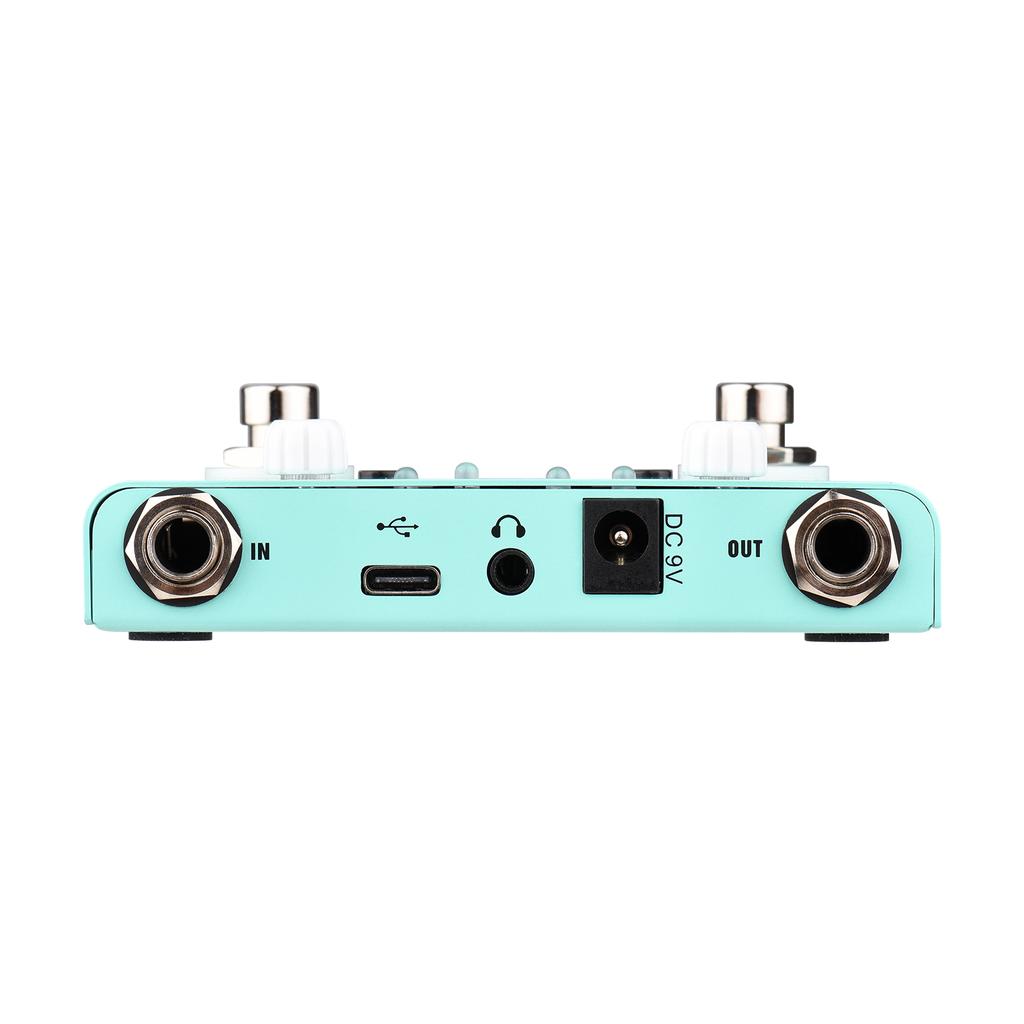 M VAVE LOST TEMPO Effect Pedal Drum Looper Effector Mini 2 In 1 Looper Drum Machine Double Footswitch Looper Pedal Looper Guitar Pedal 30 Drums