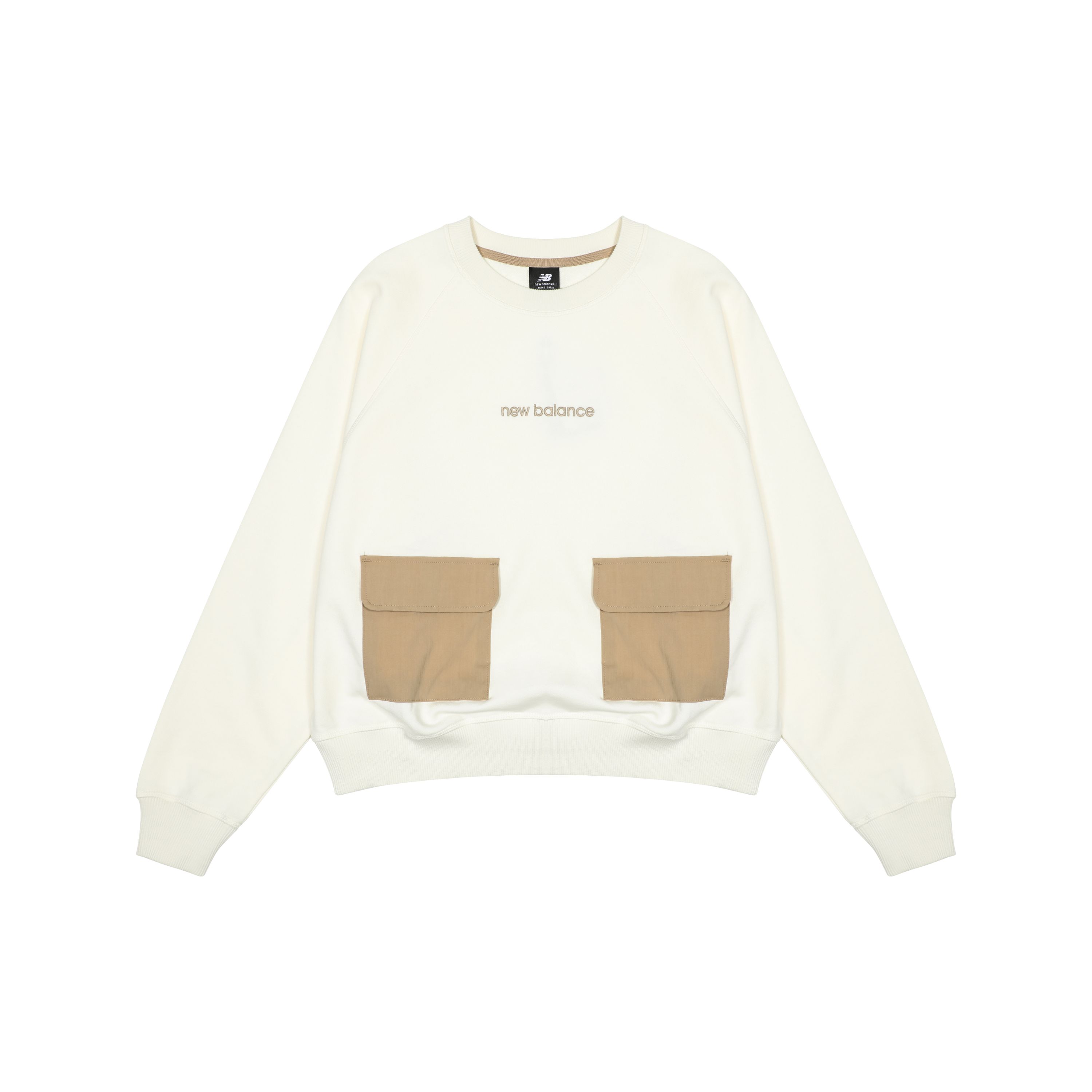 

Пуловер с длинными рукавами New Balance в стиле колор-блок, женские топы Off-White AWT23320-CIC