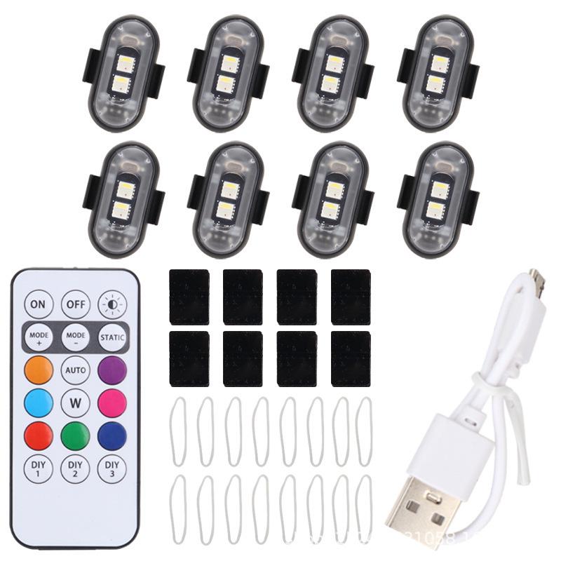 Wireless Multi-Color LED Flashing Light for Airplanes, Cars, Motorcycles, and Drones