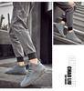 Men's Genuine Leather Hand-Stitched Mid-Top Octopus Driving Shoes - Large Size