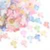 100pcs 12x15mm Cross Shape Acrylic Beads Colorful Matte Gradient Loose Bead For Jewelry Making DIY Necklace Bracelet Accessories