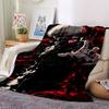1Pc Tokyo Ghoul Artwork Blanket For Couch Bed Plush Cozy Fuzzy Blanket Super Soft Warm Blankets For Fall And Winter 091857