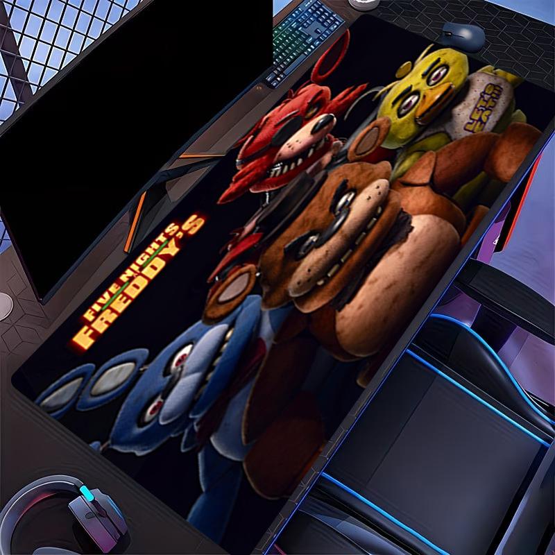 Tappetino per Mouse Stampa Five Nights at Freddy's, per Tastiera, Pad per Laptop PC per Ufficio Uso Domestico, Decorazione Scrivania, Regalo di Compleanno Perfetto per Giocatori