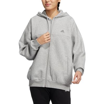 Word FZ Women'ss Zip-Up Hooded Jacket Gray HM2813