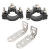 LED Light Bar Brackets 1.2in Bull Bar Tube Work Lamp Mounting Clamp for Motorcycle Truck SUV ATV
