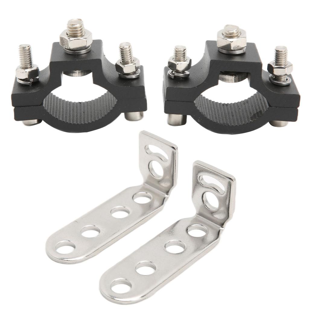 LED Light Bar Brackets 1.2in Bull Bar Tube Work Lamp Mounting Clamp for Motorcycle Truck SUV ATV