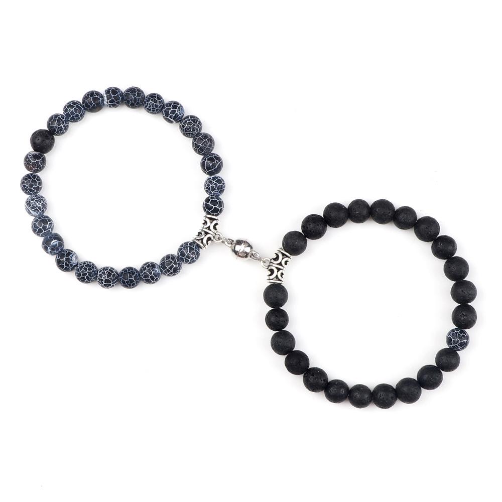 Magnetverschluss Armband Set für Paare und Freunde - Einfaches elastisches Design
