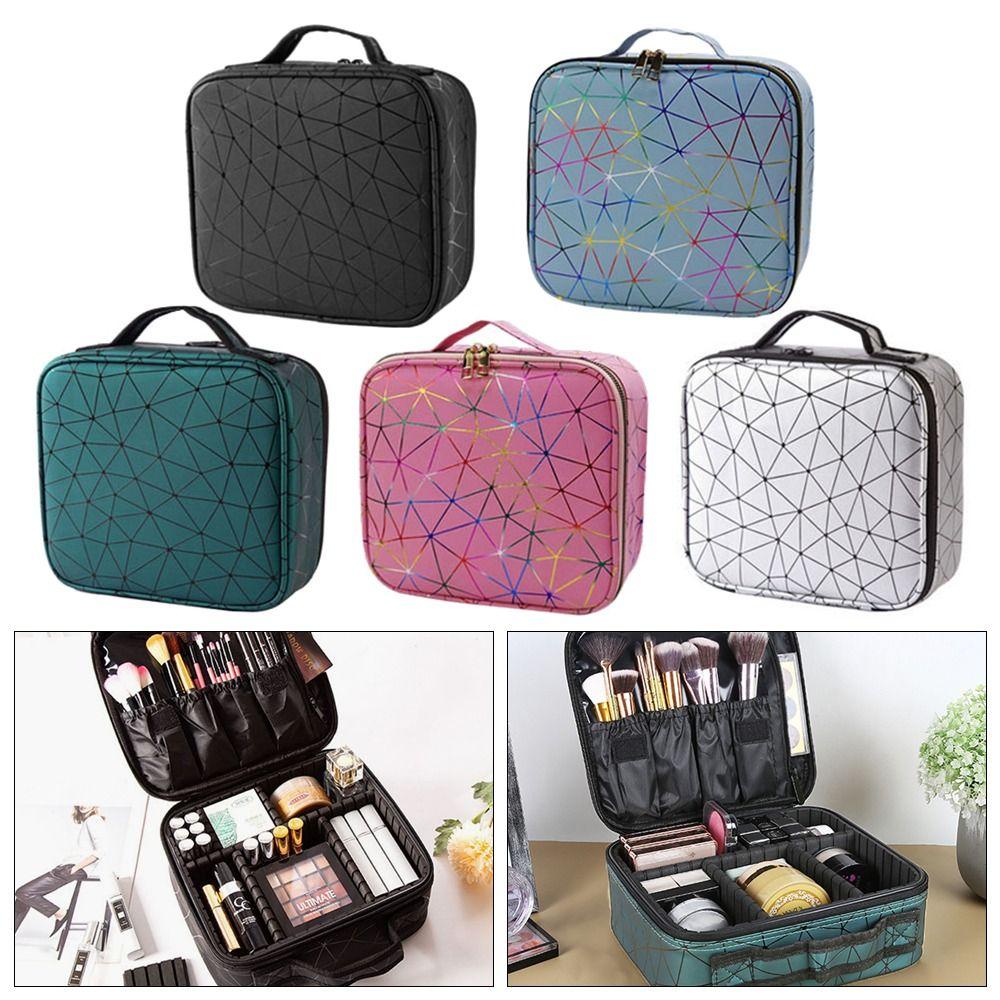 

Detachable Partition Makeup Storage Bag Large Capacity Cosmetic Organizer Toiletry Bag