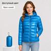 Women Autumn Winter Slim Short Hooded Warm White Duck Down Coat Women Outerwear Ultra-light Plus Size Thin Down Jacket